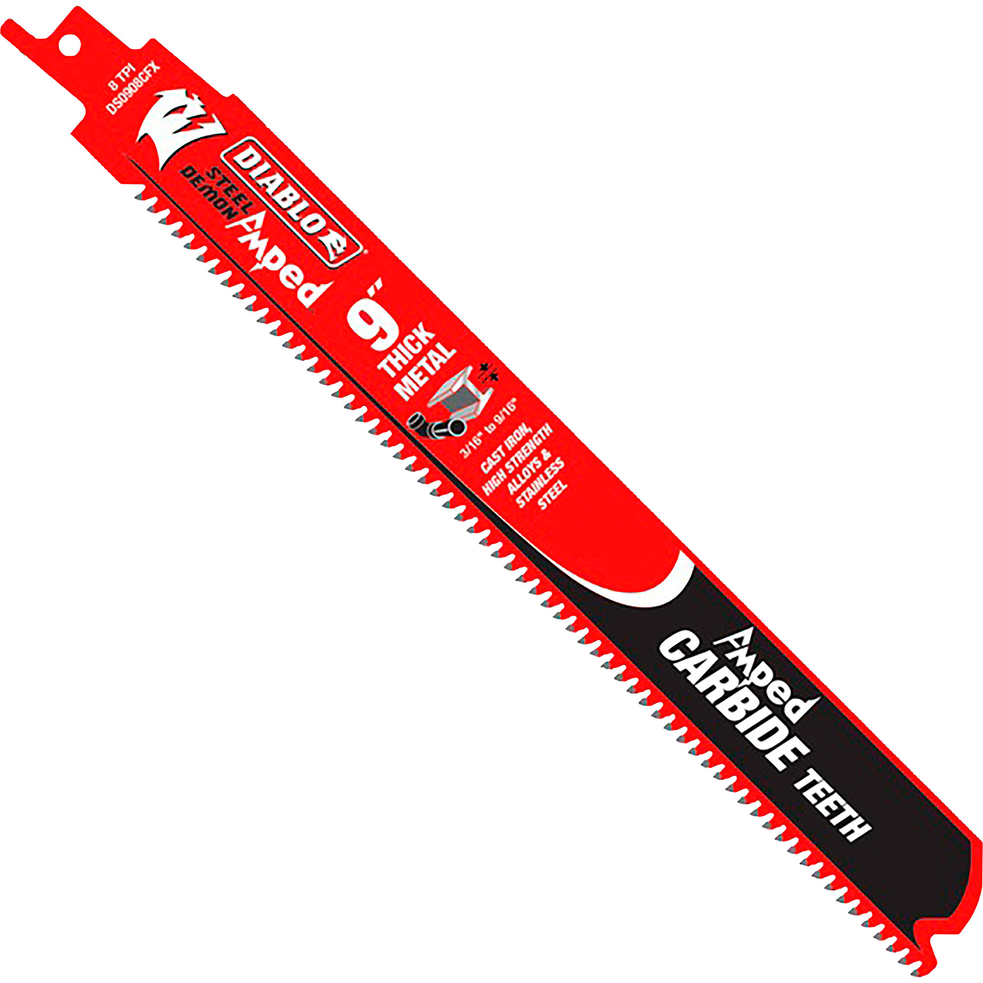 Diablo 9" Steel Demon Bi-Metal Reciprocating Saw Blades For Thick Metal 15 Pack P0125946